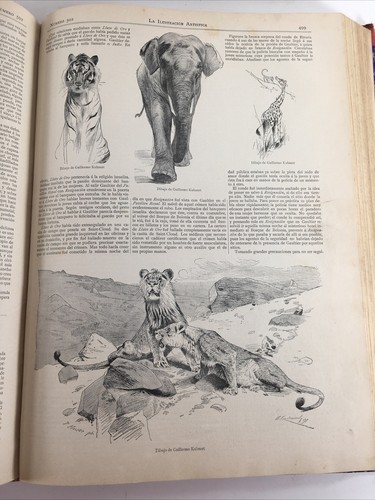 La Illustracion Artistica Artistic Illustration Vol X 1891 Spanish Art Magazine - Picture 19 of 24
