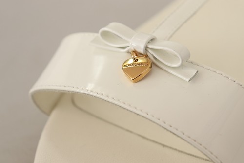 DOLCE & GABBANA Kids White 100% Leather Strappy Flat Sandals EU36 / US4 RRP $450 - Picture 7 of 10