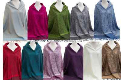 Damen Self Aufdruck Weich Pashmina Feel Paisley-design Schal Wickeltuch