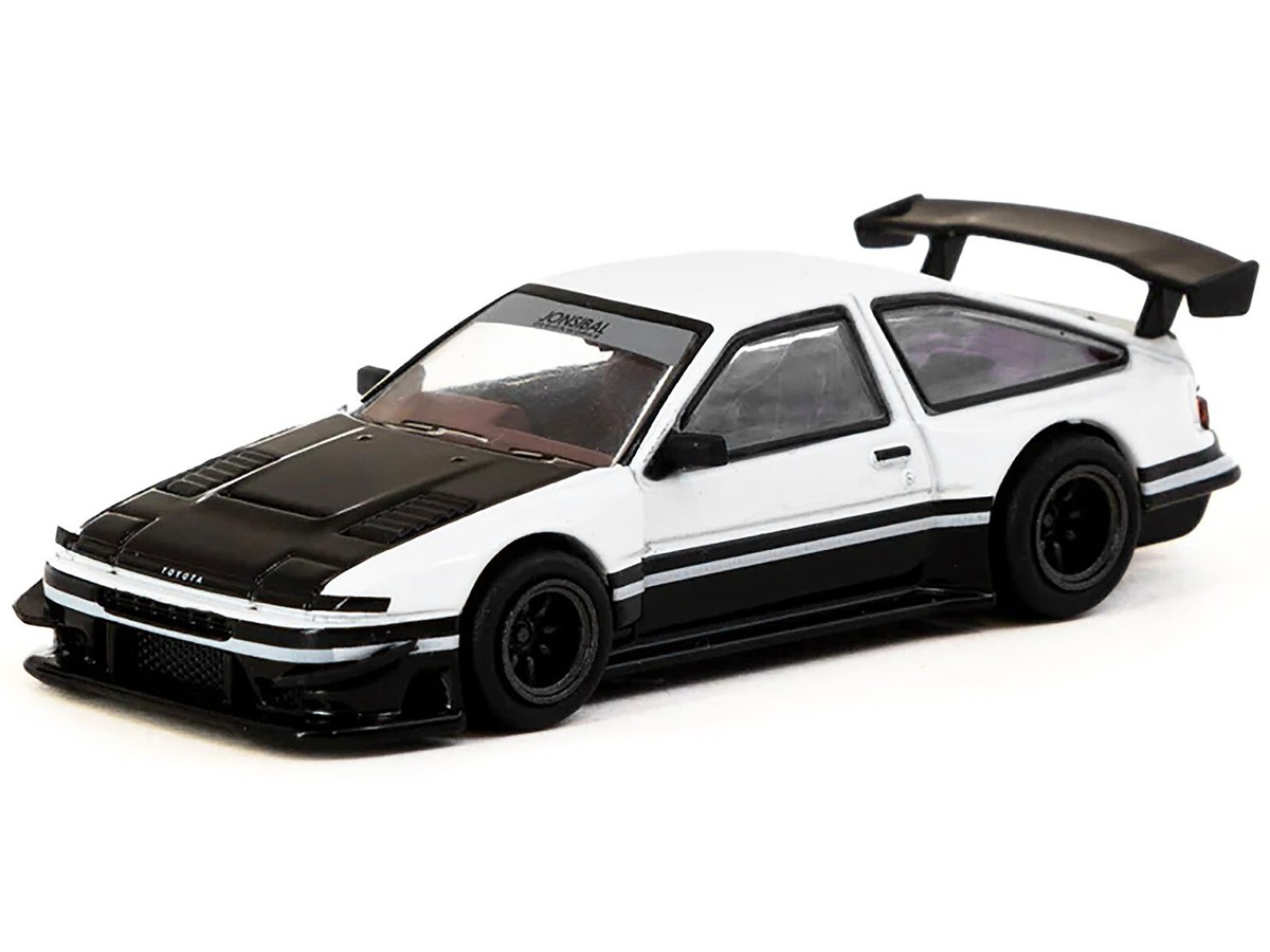 TOYOTA SPRINTER TRUENO AE86 WIDEBODY RHD WHITE 1/64 BY
