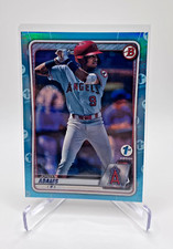 2020 Bowman Draft 1st Edition Jordyn Adams #BD-193  Sky Blue Foil Angels RC