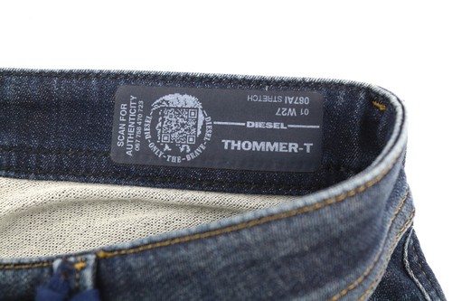 Diesel Thommer-T 087AI Herren Jeans W27 Jogg Sweat Stretch Antik Riss Gewaschen - Bild 7 von 11
