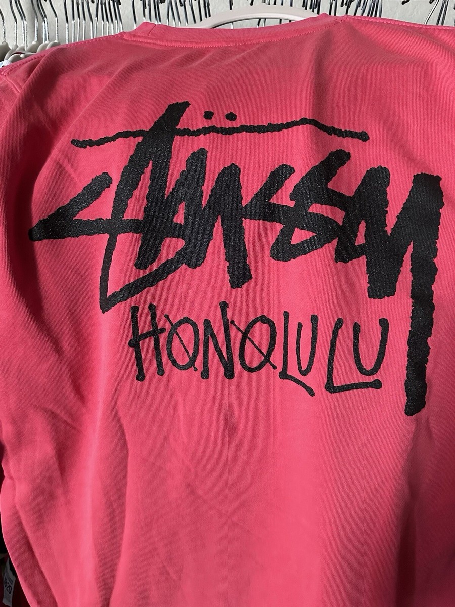 Stussy Honolulu Vintage Red Crewneck Sweatshirt | eBay Stussy Honolulu Vintage Red Crewneck Sweatshirt | eBay