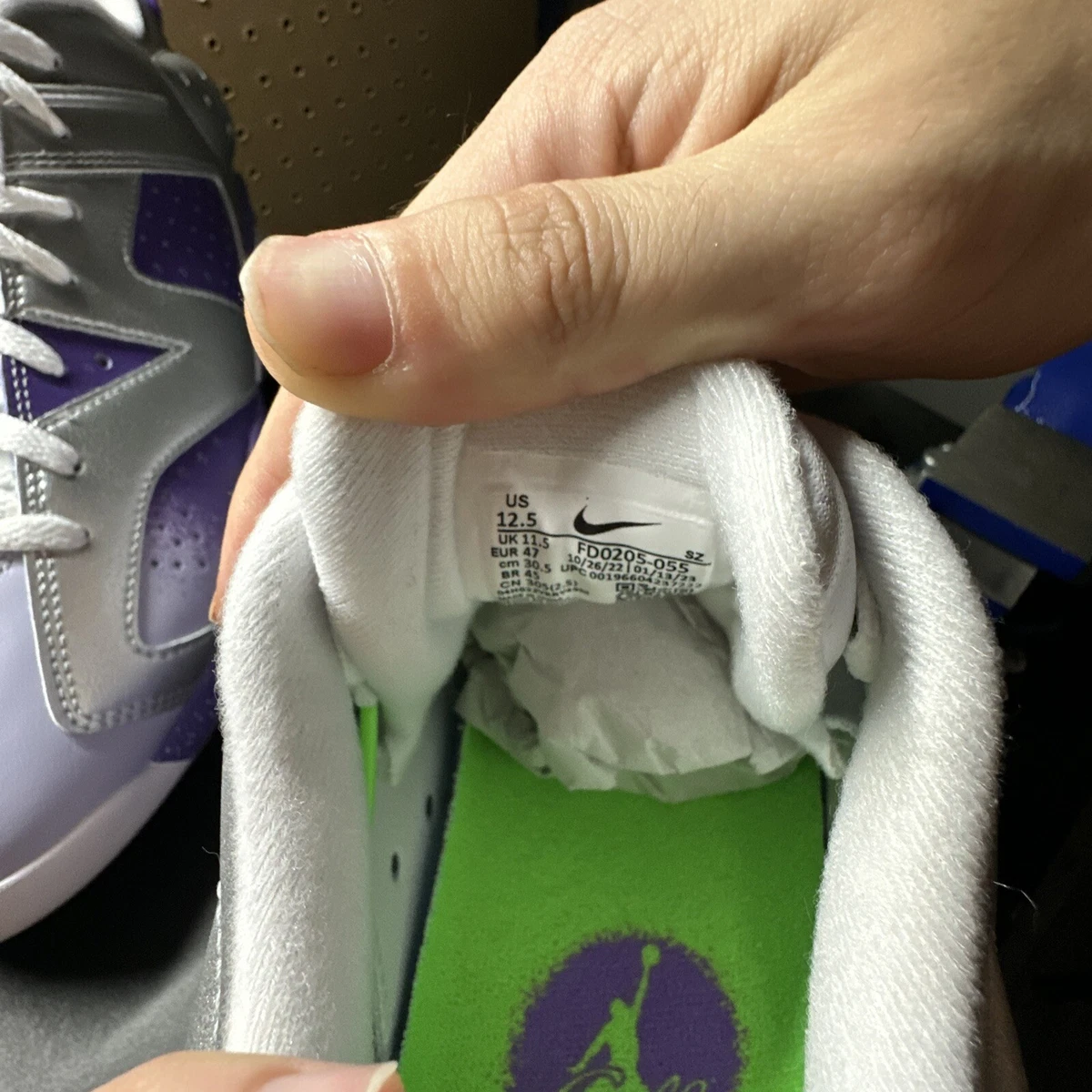 FD0205-055 Nike Air Jordan 6 Low Golf NRG US Open Size 12.5 M | eBay