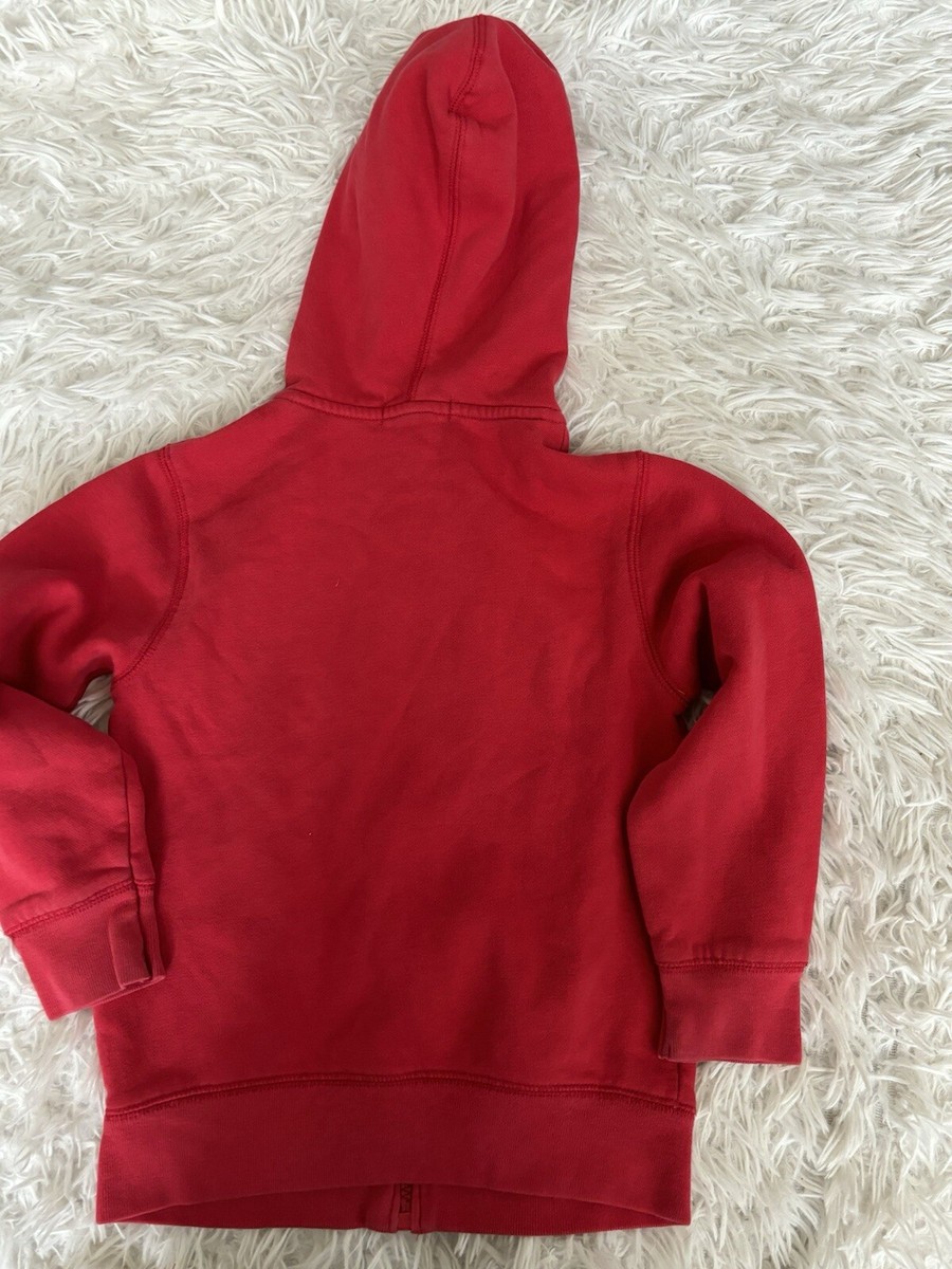 Gap Kids boys sz. XS classic red zip hoodie. Cute, soft