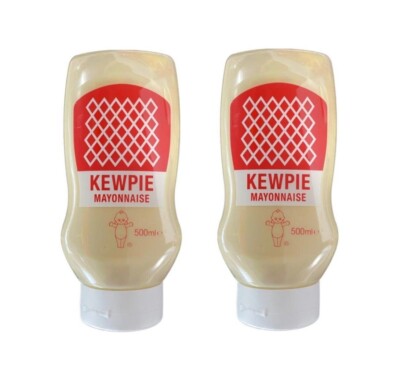 Mayonnaise Doppelpack: 2 x 500ml Kewpie Sushi Okonomiyaki Mayo NEU große Flasche