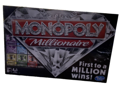 Parker Brothers Monopoly Millionaire Board Game New Sealed Box 2017