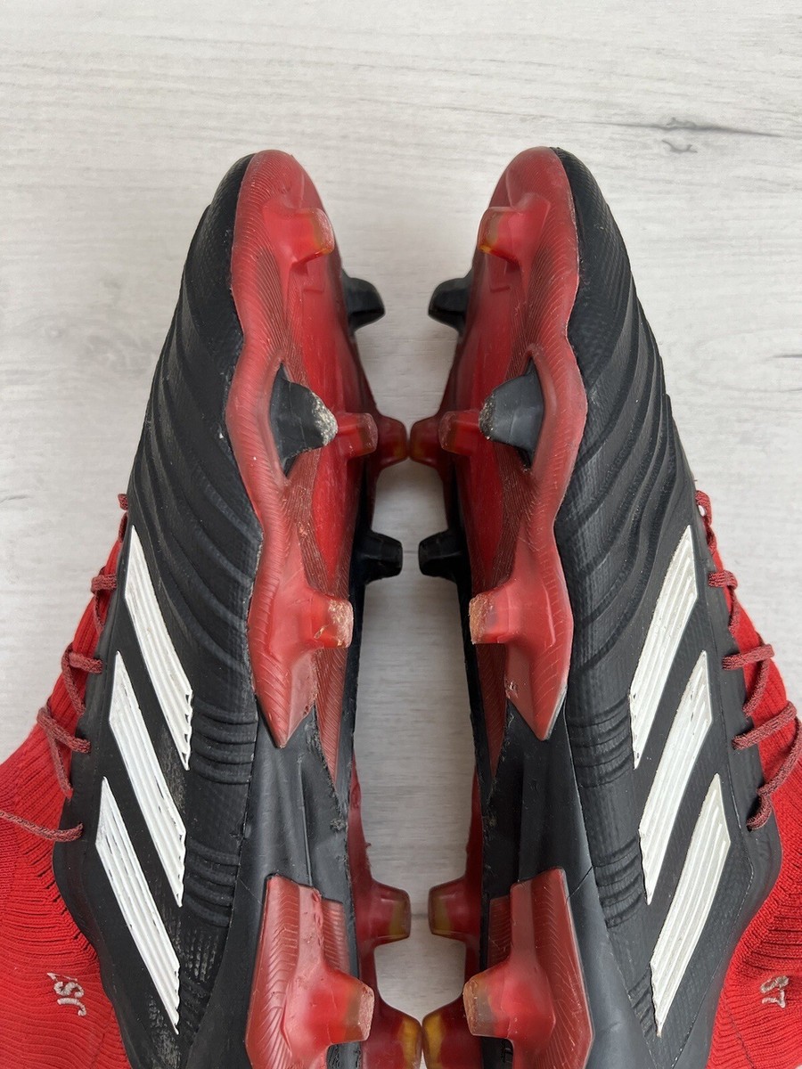 Adidas Predator 18.1 FG Controlskin Black Red Football Cleats