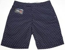 RLX Ralph Lauren Golf Shorts Classic Blue Polka Dot Stretch Water Repellent 98