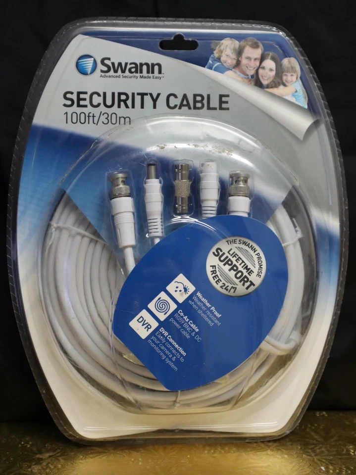 Swann Advanced-Series Video And Power 100ft/30m Cable For Security Systems. G79 - Image 2 of 4
