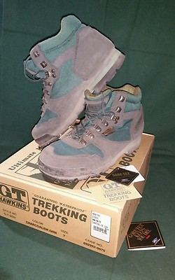 GT Hawkins Dark Green/Charcoal Womens Trekking Boots US Size GT