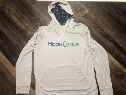 LEVELWEAR Moon Golf Hoodie Men’s L Athletic Sporty - Picture 5 of 5