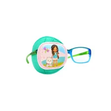 Playful comfortable kids fully obscured eye patch