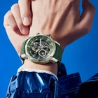Men's Automatic Mechanical Watches Sapphire Crystal Skeleton Waterproof Luminous