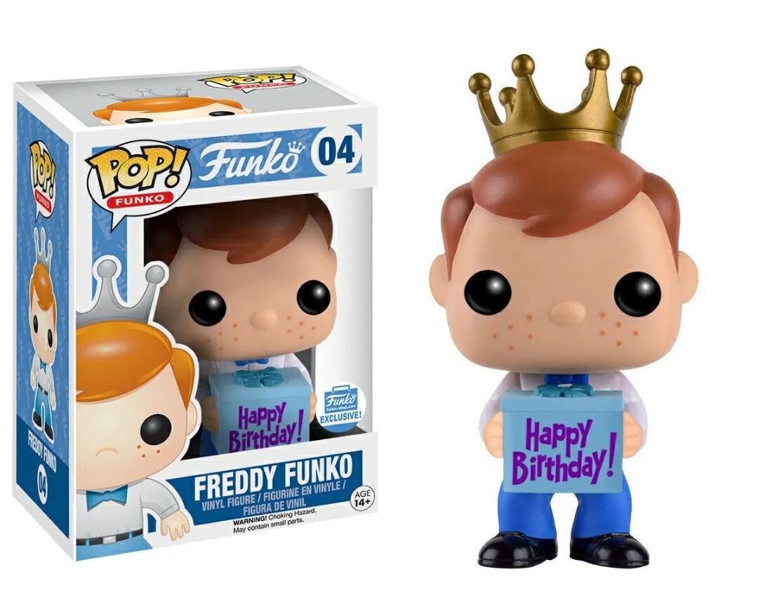 Funko Pop! Freddy Funko (Happy Birthday) #04 Shop Exclusive Vinyl Figure *Db