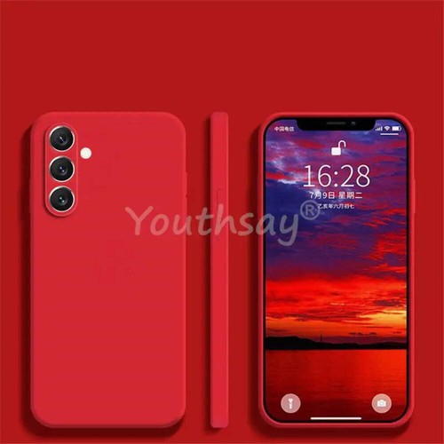 For Samsung Galaxy S24 FE Case Silicone Plain Protect Cover Samsung S24 FE S23 F - Picture 31 of 108