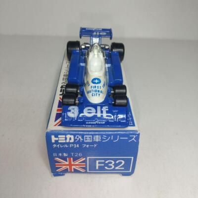 トミカ　タイレル　 Tyrrell P34 Ford F32 Tomica Blue Box Made in Japan Tyrrell P34 Ford | eBay