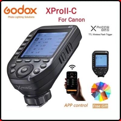 Godox XProII-C XPro II TTL kabellose Kamera Blitzauslöser Transmitter für Canon