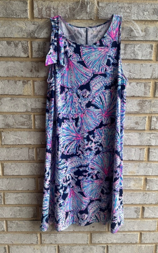 Lilly Pulitzer Sleeveless Seashell Print A-Line Dress Women's Size M | eBay