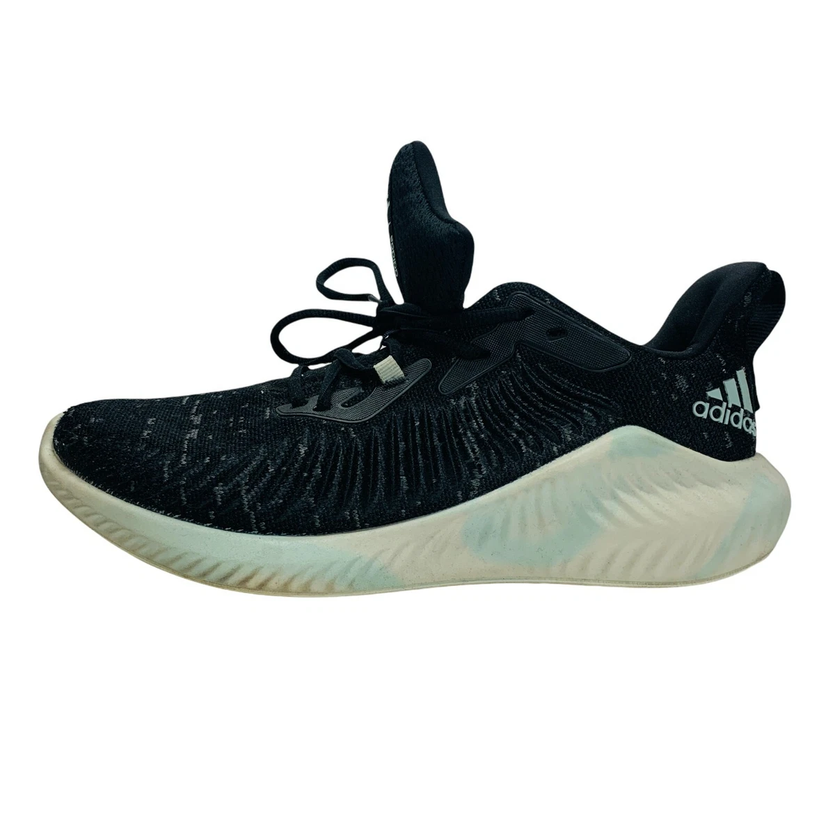 adidas Men&#039;s Alphabounce Parley Running Shoes G28372 Gray Black Lace Up | eBay