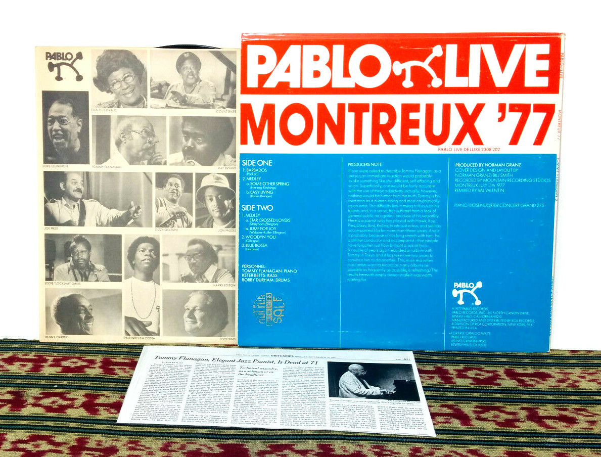 Tommy Flanagan 3, Montreux '77, Gold Stamp Promo LP, 1977 - Cool