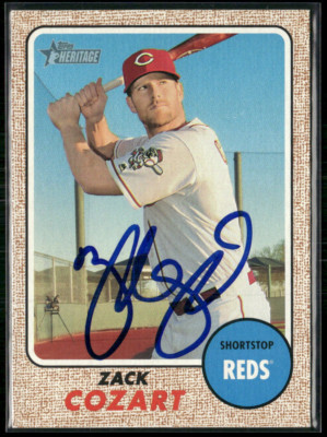 Zack Cosart Signed 2017 Heritage IP Auto #192