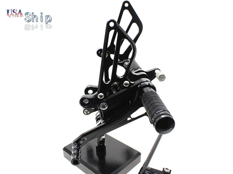 数控可调节齿轮脚轮适用于本田 CBR954R CBR929R 2000 - 2002 2003 黑色 — 第 3/4 张图片