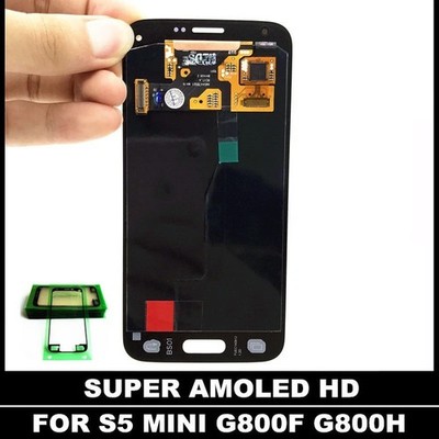 Ersatz Super AMOLED Display für Samsung Galaxy S5 Mini G800   LCD + Touch weiss