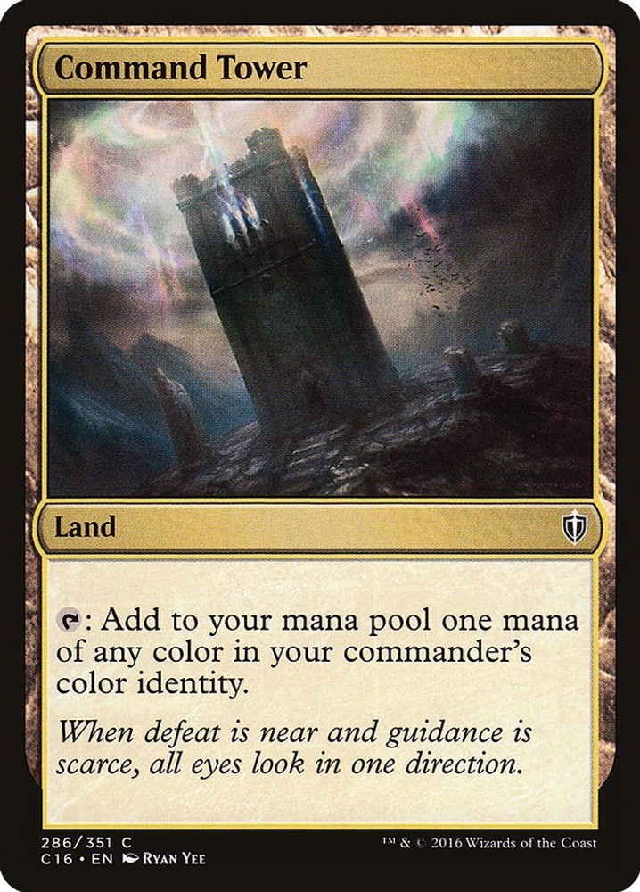 Command Tower - 286 - NM - Commander 2016