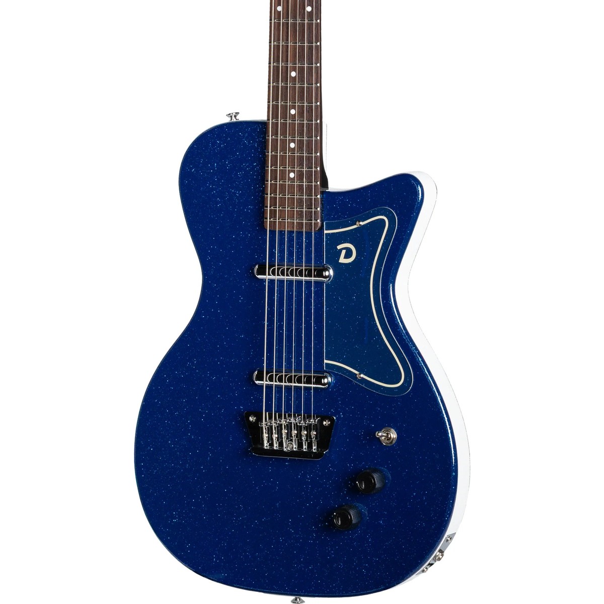 Danelectro 56 Baritone Electric Guitar - Blue Metalflake | eBay