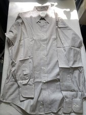 Men's Long Sleeve Striped Dress Shirt 417 - Van Heusen Size 15 1/2 34/35 Vintage