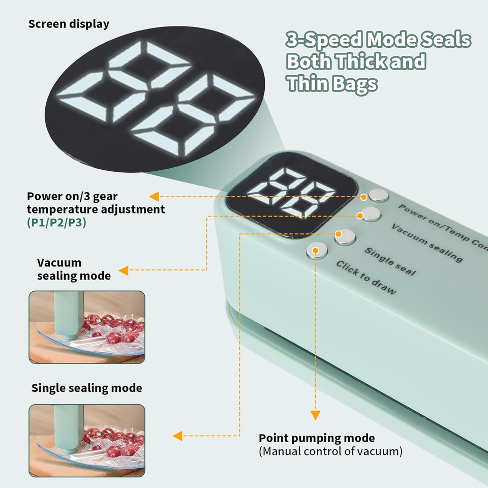 Ultrasource Sacchetti 3 Mil Sacchetti Sottovuoto UltraSource 3 Mil - Confezione Da 1000 Per Conservazione Alimenti Sacchetti Senza Bpa - Foto 2