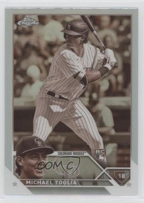 2023 Topps Chrome Sepia Refractor Michael Toglia #87 Rookie RC 14xt