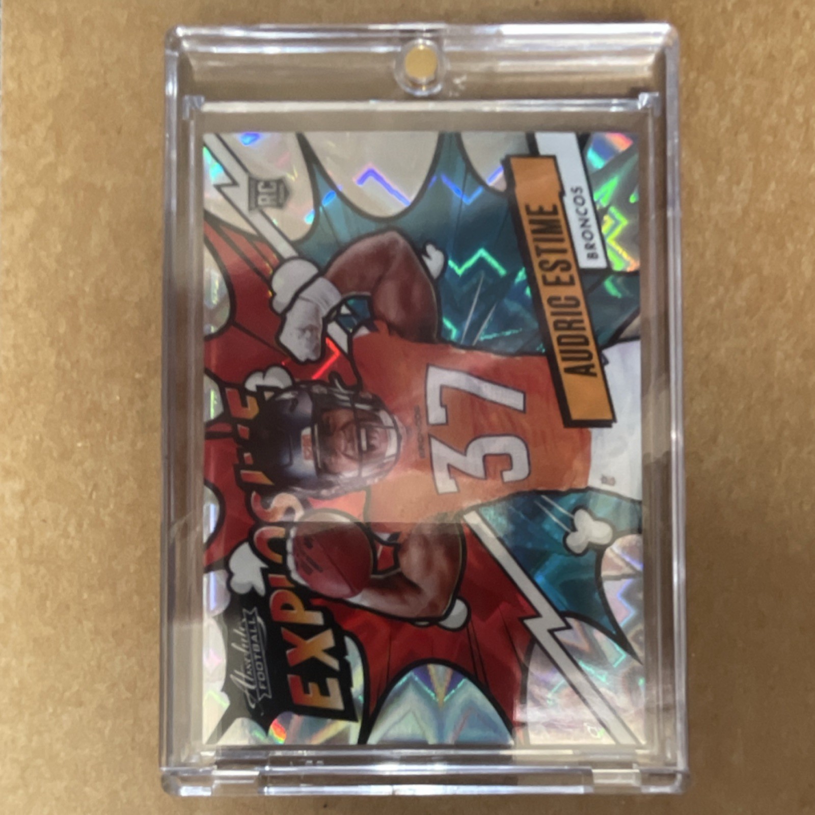 2024 Panini Absolute Explosive Rookie Audric Estime Denver Broncos Insert