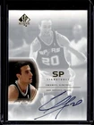 2003-04 SP Authentic Manu Ginobili Signatures Auto Autograph #EG-A Spurs