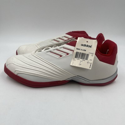 Deadstock Vintage 03 Adidas TMAC II 2 Low Men's Size 11 White Red 019483 NWOB