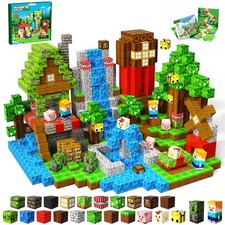 SSAWER Magnetic Blocks, 100PCS Magnetic Building Blocks, Stacking Magnets for Ki