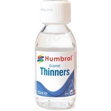 Humbrol Enamel Thinners 125ml Bottle Paint Brush Cleaner Solvent Model Airbrush