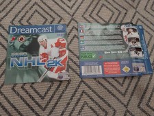 DREAMCAST - Sega NHL 2K - PAL FRA Original SEGA jaquette seulement, disque HS