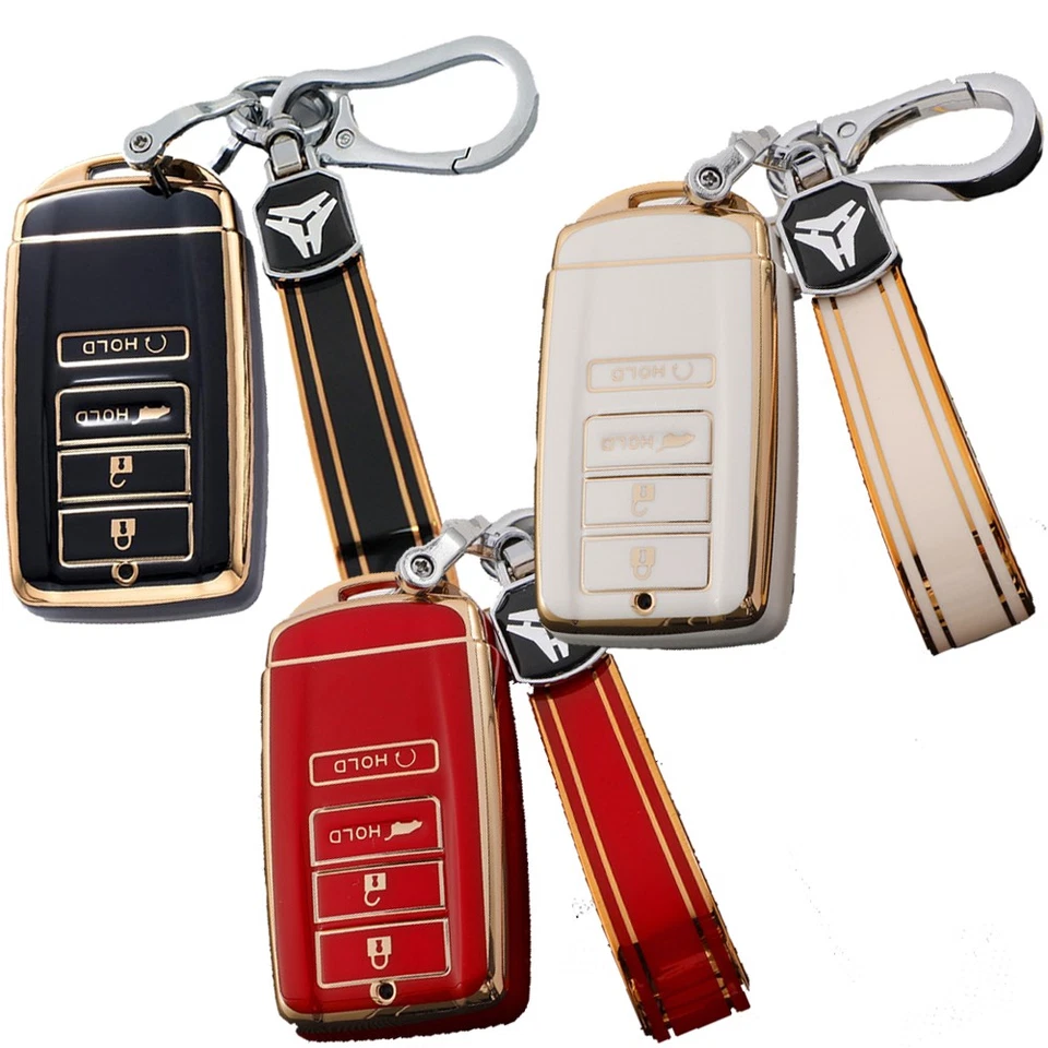Funda Carcasa Llavero Inteligente Coche 4 Botones Para 2014-2023 Acura ILX MDX RDX RLX TLX  Foto 3 de 4