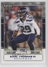 2017 Panini Playoff Goal Line Earl Thomas III #84 d0l
