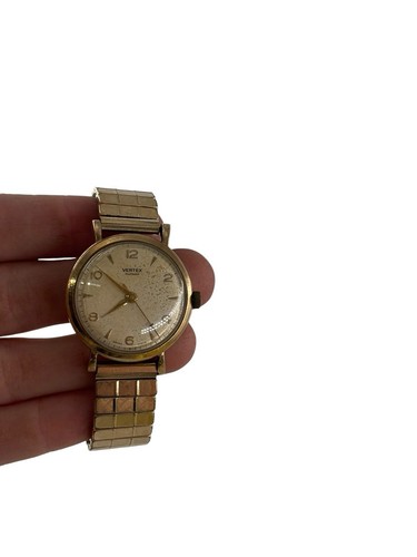 Vintage Vertex AllProof Dial Watch/Wrist Watch Untested/Not Working - Imagen 3 de 5