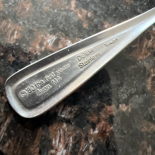 Cucchiaio bambino vintage i primi anni Deluxe inox Giappone - Foto 3 di 3