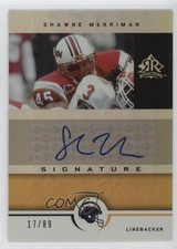 2005 Upper Deck Reflections Signature Gold 17/89 Shawne Merriman Auto 06ui