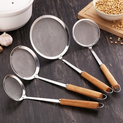 Nützlich Maschensieb Lebensmittel Löffel Effektiv Essen Gadgets Griff Kochen