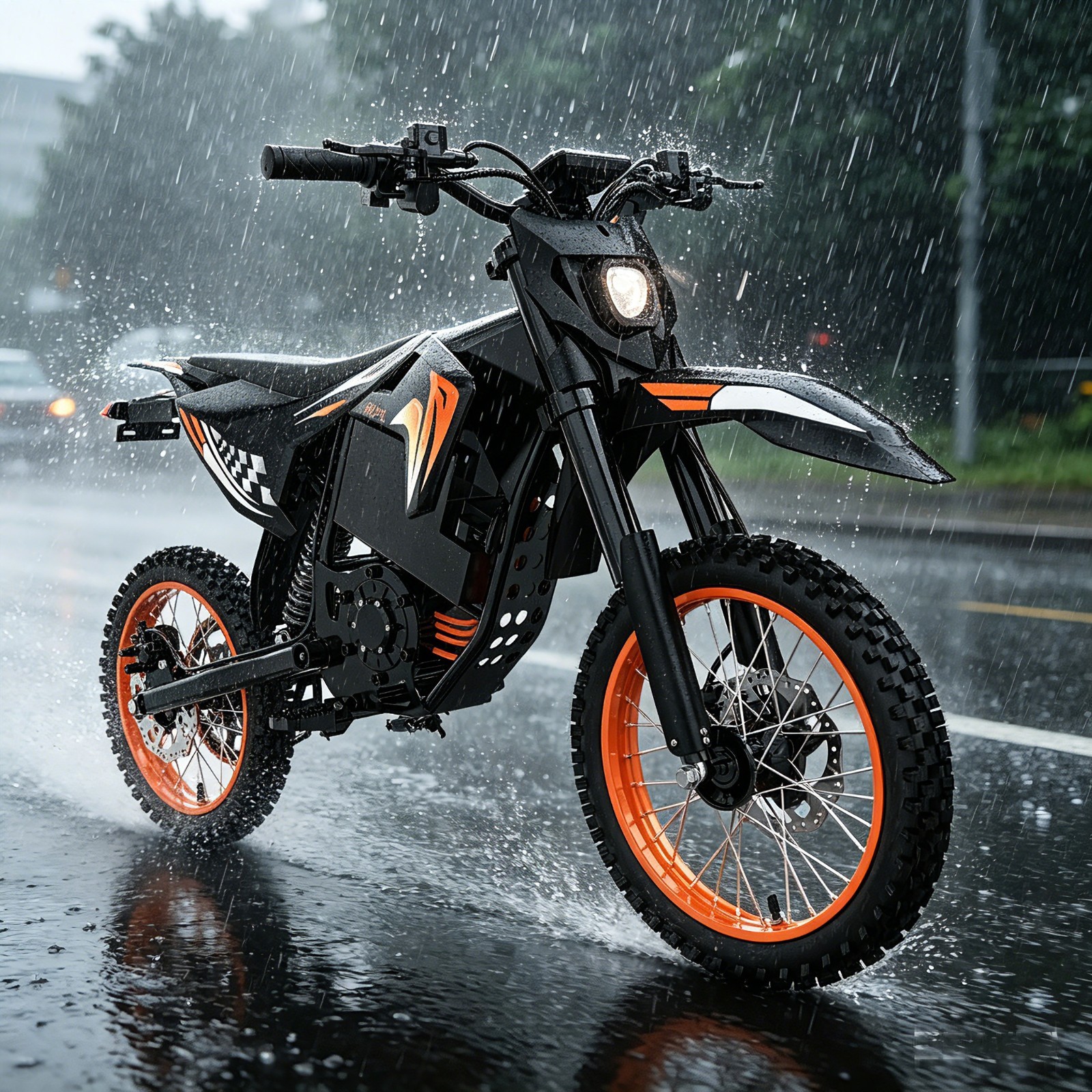US Aipas S1 AMP 4000W Electric Dirt Bike 60V 28Ah Mountain E-Bike 50 Mph