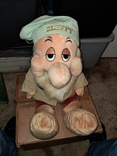 Walt Disney Store SLEEPY Jumbo Large Plush Snow White Seven Dwarfs 25