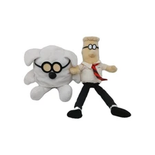 Dilbert & Dogbert Plush Stuffed Comic Strip READ