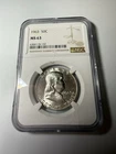 1963 50C MS 63 Silver Ben Franklin Half Dollar NGC Coin