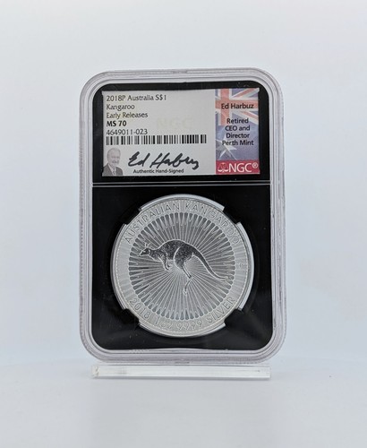 2018-P Australia Kangaroo Dollar NGC Graded MS70